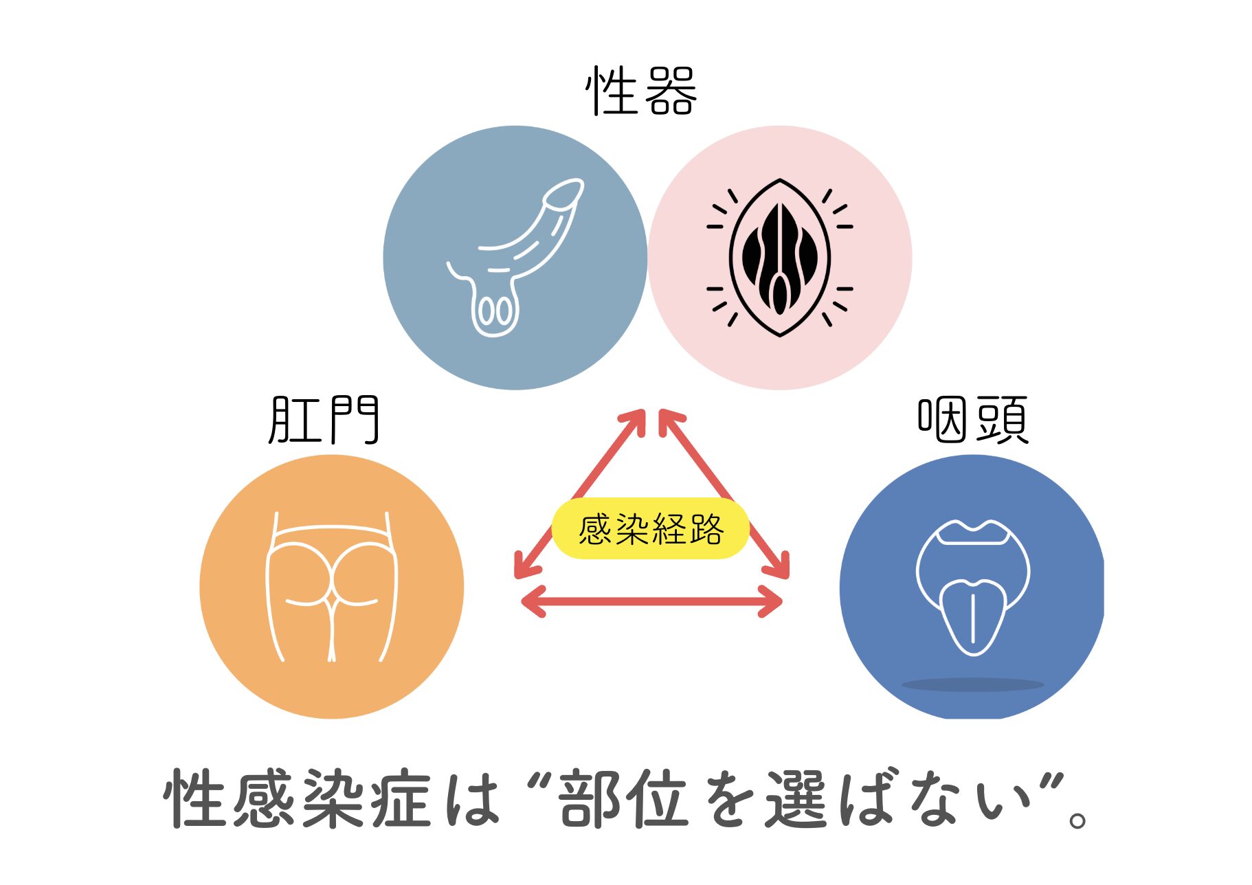 部位を選ばない