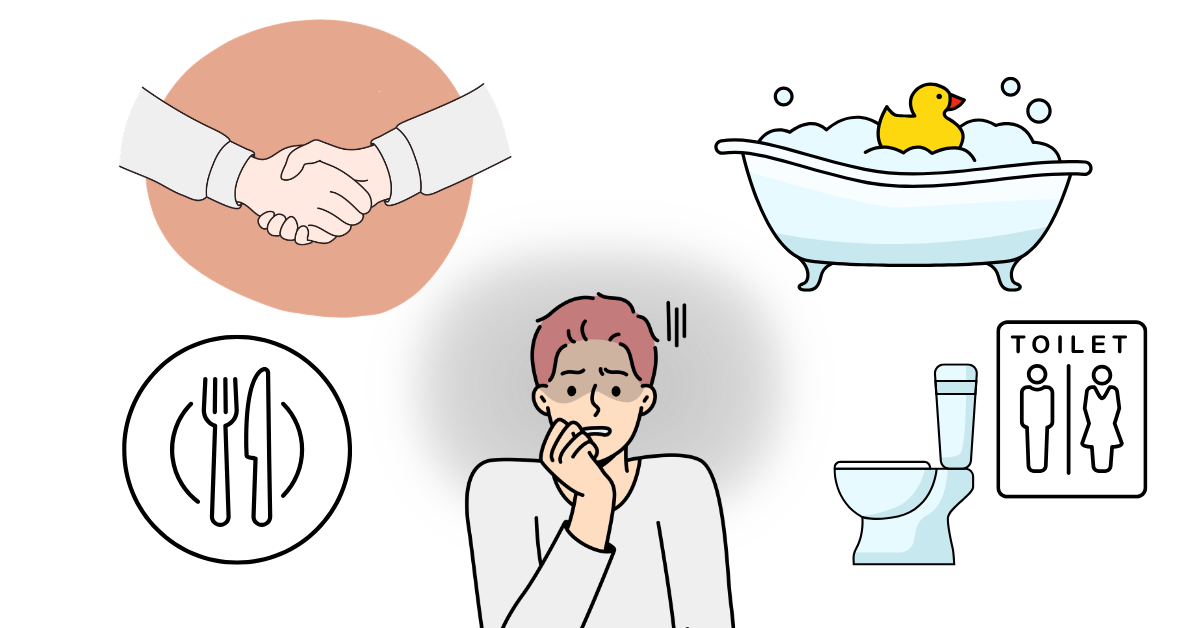 “日常生活でもHIVに感染するかもしれないと不安に感じている男“