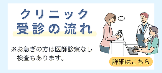 クリニック受診の流れ